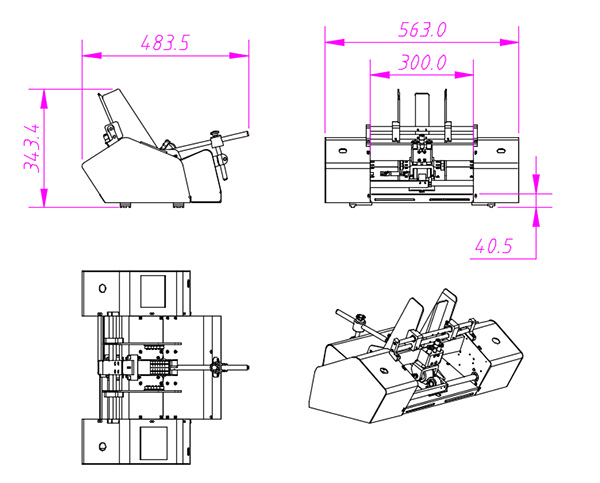 Standard intelligent card feeding machine1