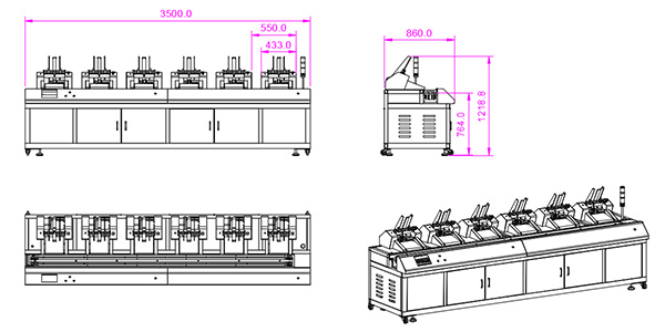 Standard intelligent card feeding machine3