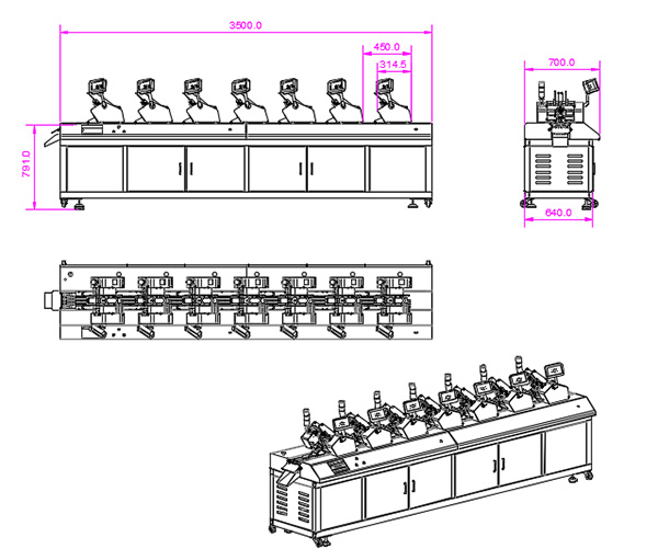 Standard intelligent card feeding machine4