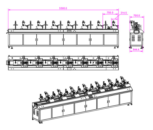 Standard intelligent card feeding machine5