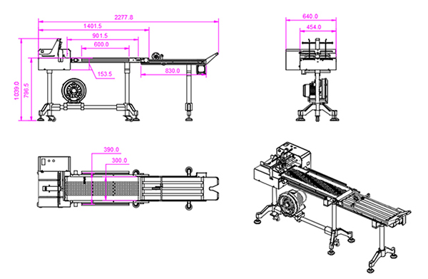 standard face mask feeding & printing machine6